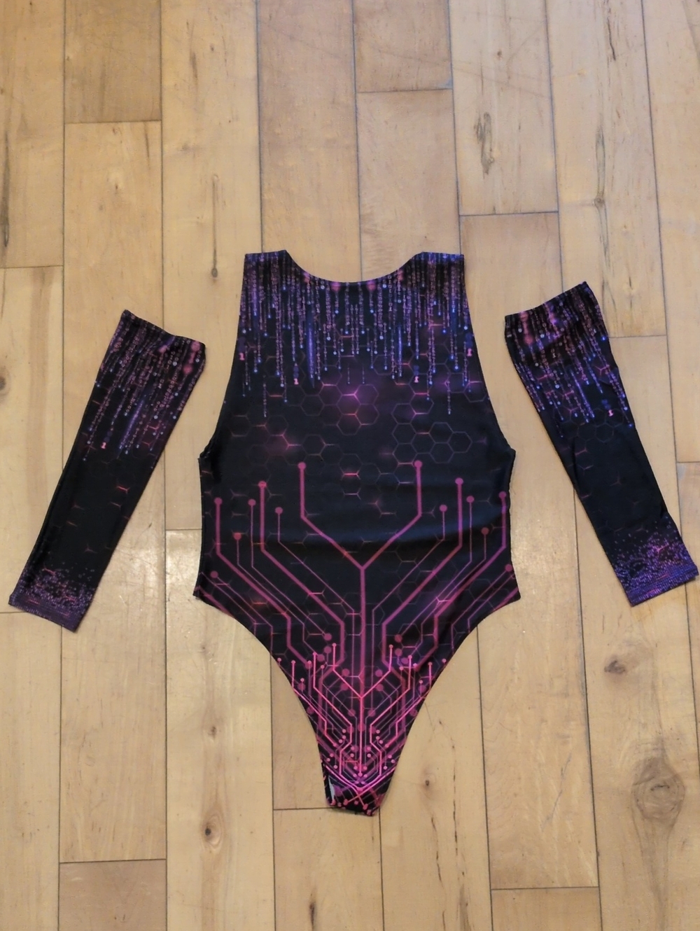 Freedom Rave Wear Bodysuit W/ Arm Covers